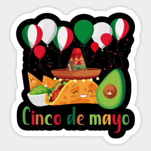 cinco de mayo celebrating for lovers of cinco de mayo 5th day Sticker